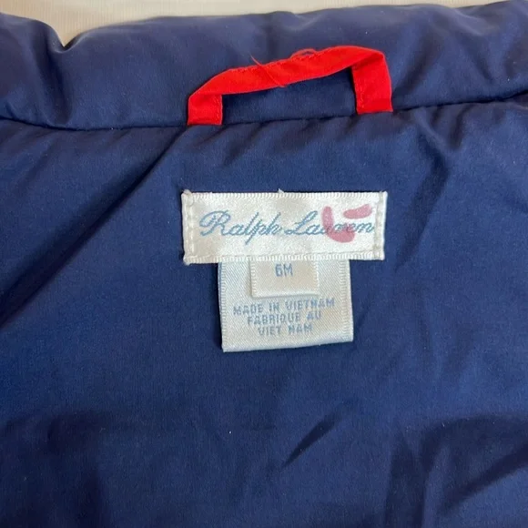 Ralph Lauren - Down Puffer Vest - 6mo - Picture 5 of 6